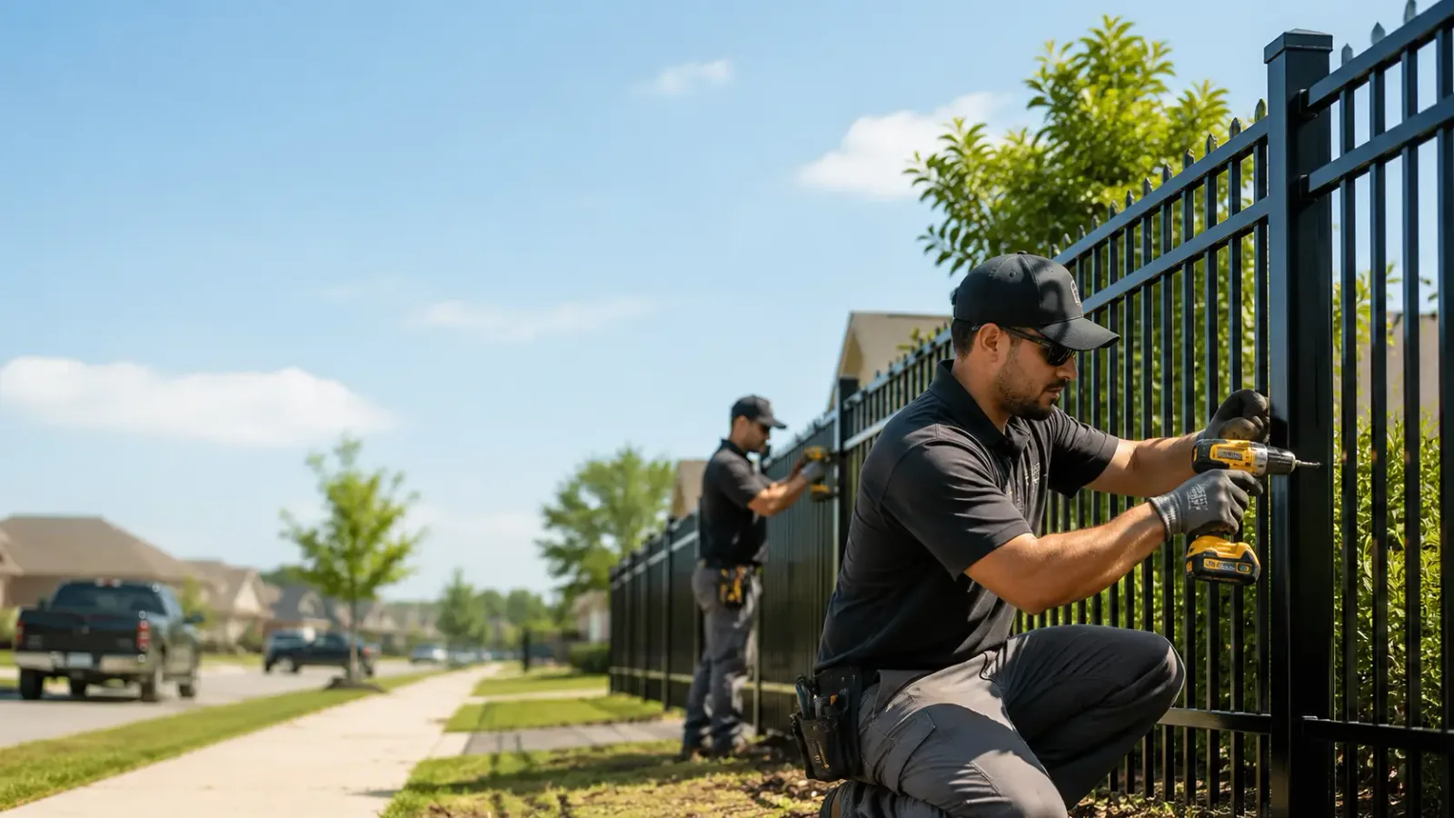 Metal Fence Installation in Greendale, WI